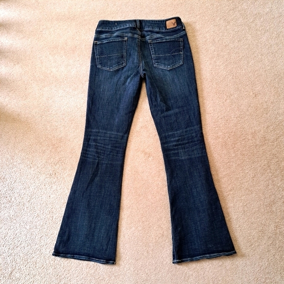 American Eagle Outfitters Jeans Women's 8 Blue Denim Artist Stretch Flare - Picture 10 of 15